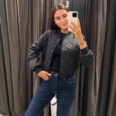 Осень и зима Женская новая удобная и повседневная короткая хлопковая куртка куртка пальто